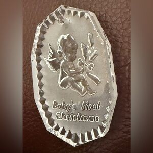 VTG Waterford First Christmas Ornament